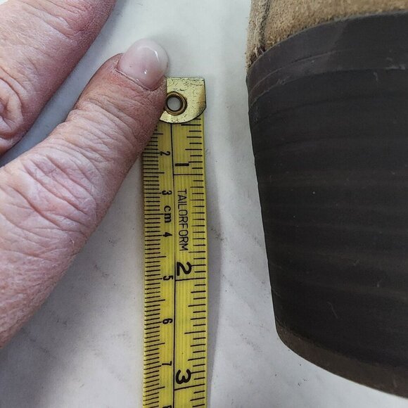 White Mountain Leather Hammond Chelsea Boot Tan Suede Size 9.5 - Picture 14 of 14